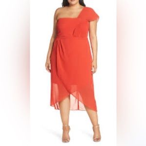 Cooper St One Shoulder Women’s Red Dress Size 16